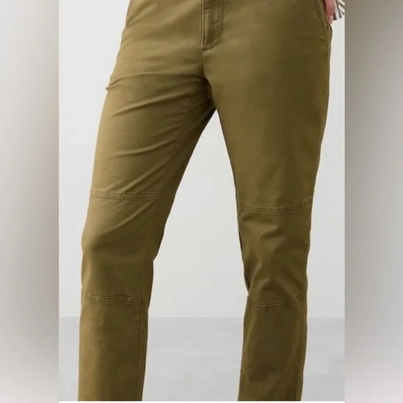 Banana Republic Olive Green Slim Ankle Chinos Size 10 - Picture 3 of 5